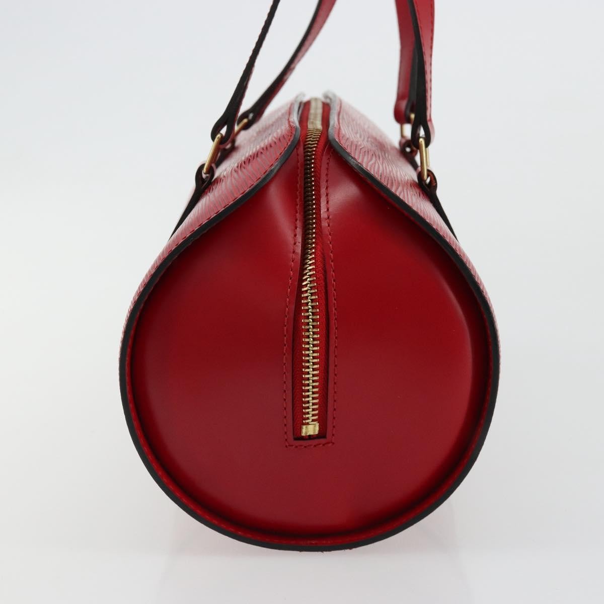Louis Vuitton Soufflot Epi Leather Red Leather Tote Bag Bag (Pre-Owned)