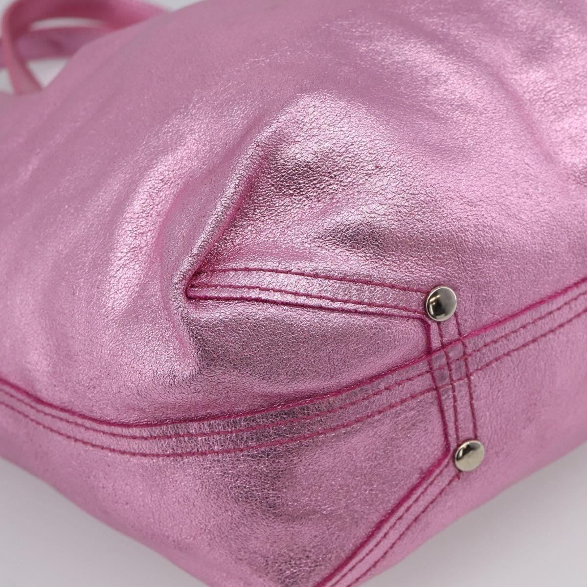 Tiffany & Co. Vintage Leather Pink Stainless_Steel Shoulder Bag Bag (Pre-Owned)