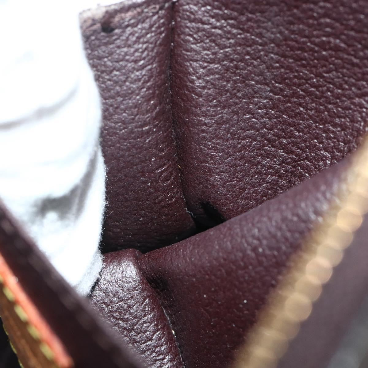 Louis Vuitton Cosmetic Monogram Vernis Burgundy Patent_Leather Toiletry Case Accessory (Pre-Owned)