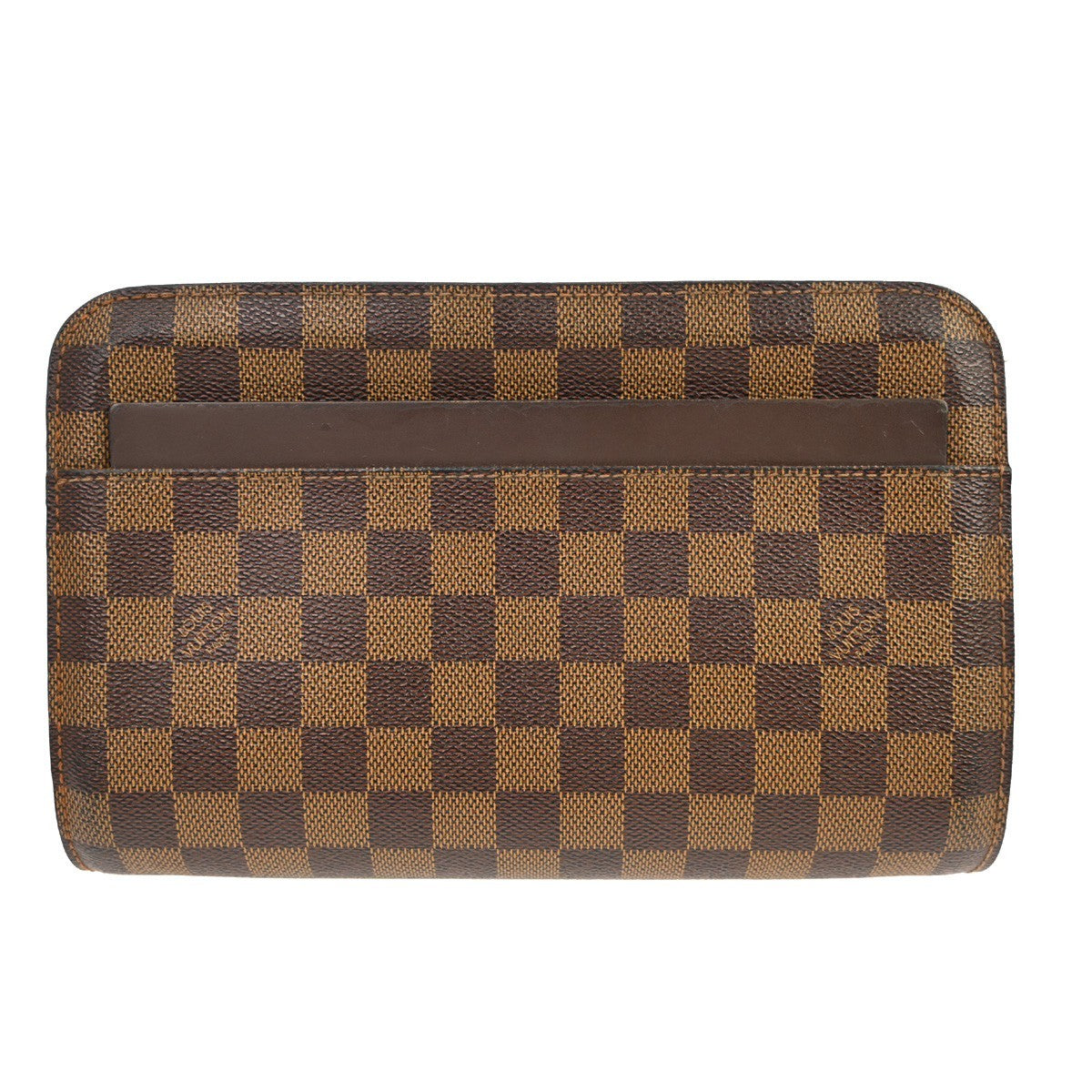 Louis Vuitton Pochette Saint Louis Damier Brown Canvas Clutche & Pouche Bag (Pre-Owned)