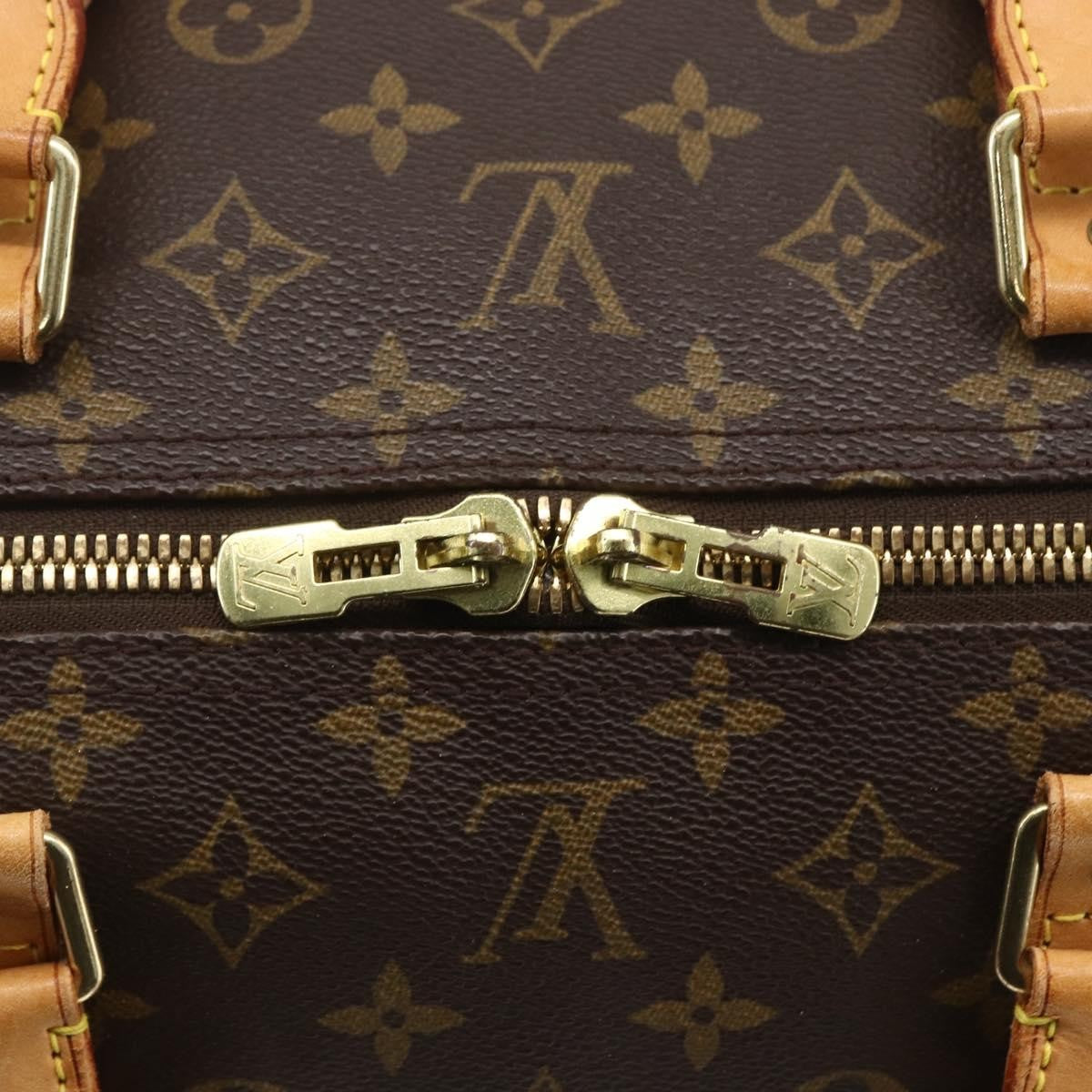 Louis Vuitton Keepall Monogram Canvas Brown Canvas Travel Bag Bag (Pre-Owned)