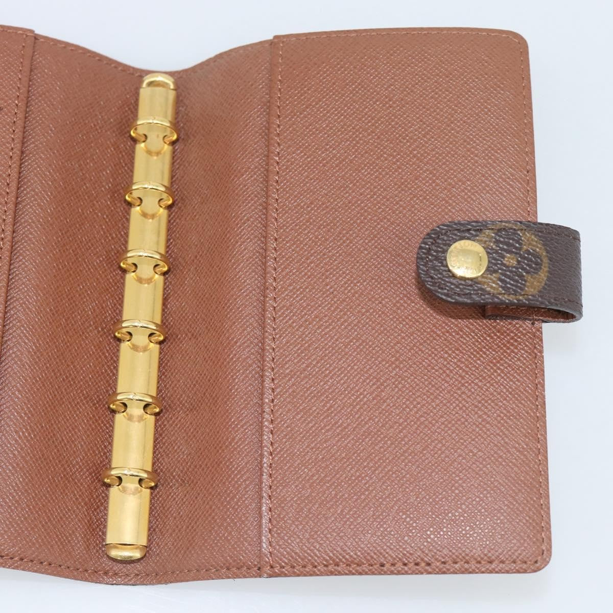 Louis Vuitton Agenda Cover Monogram Canvas Brown Canvas Wallets Accessory (Pre-Owned)