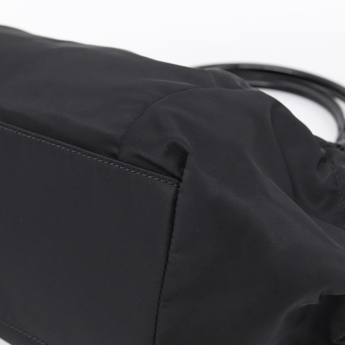 Salvatore Ferragamo Vala Tote Nylon Black Nylon Tote Bag Bag (Pre-Owned)