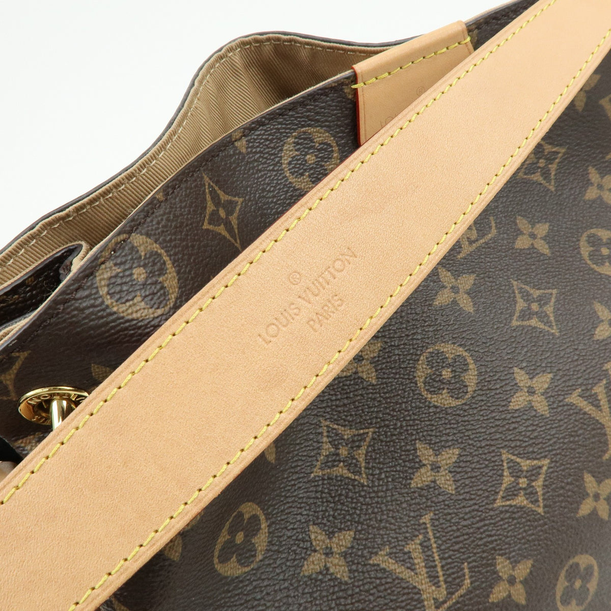 Louis Vuitton Graceful Monogram Canvas Brown Canvas Handbag (Pre-Owned)