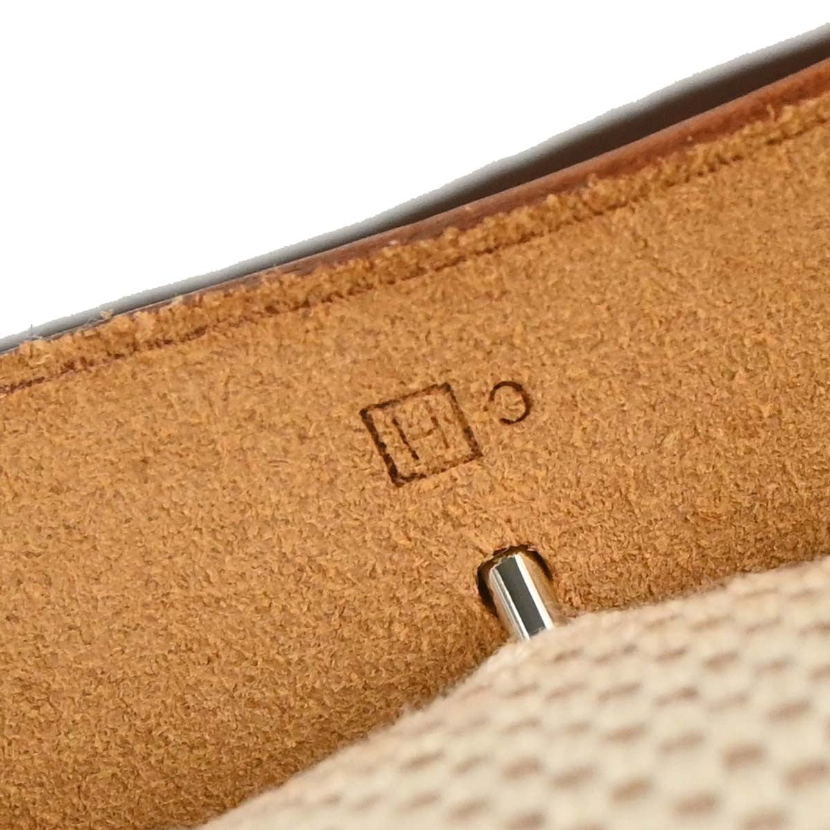 Hermes Herbag Toile And Leather Beige Canvas Handbag (Pre-Owned)