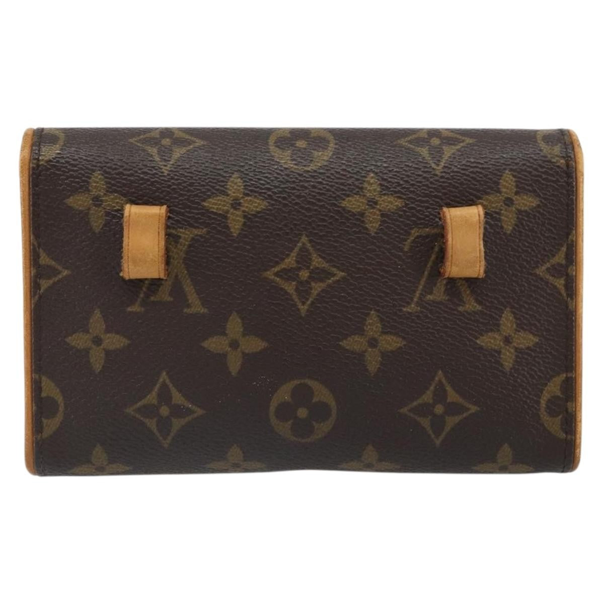 Louis Vuitton Florentine Waist Monogram Canvas Brown Canvas Clutche & Pouche Bag (Pre-Owned)