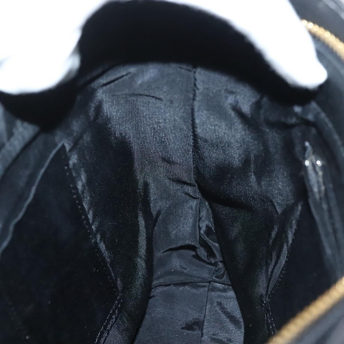 Givenchy Vintage 4G Leather Black Canvas Shoulder Bag Bag (Pre-Owned)