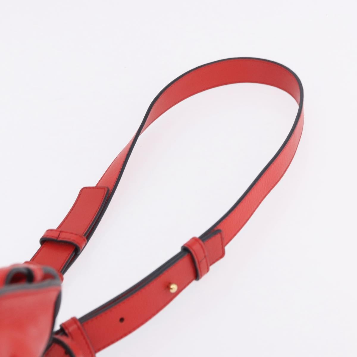 Loewe Hammock Leather Red Leather Handbag (Pre-Owned)