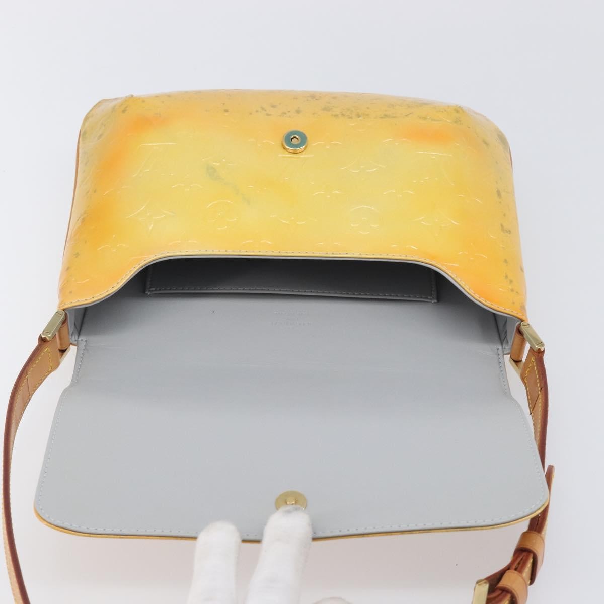 Louis Vuitton Thompson Street Monogram Vernis Yellow Patent_Leather Shoulder Bag Bag (Pre-Owned)