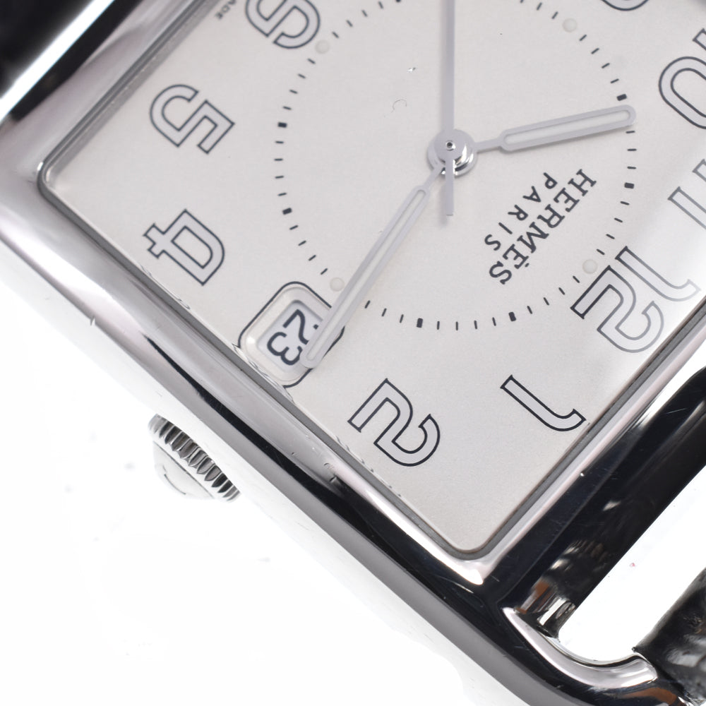 Hermes Cape Cod Quartz Stainless Steel And Leather Watch (Pre-Owned)