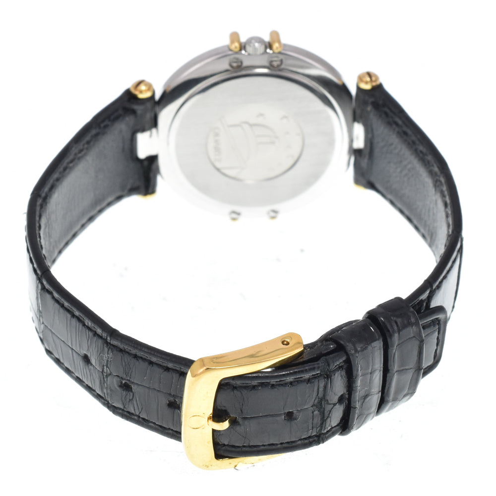 Omega Constellation Quartz Stainless Steel And Yellow Gold With Diamond Bezel And Markers And Mother Of Pearl Watch (Pre-Owned)