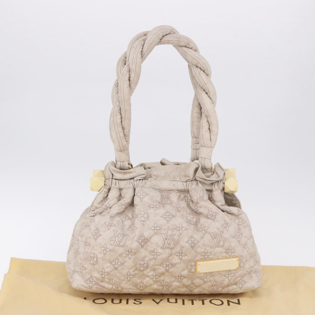 Louis Vuitton Olympe Stratus Limited Edition Monogram Lambskin Beige Leather Handbag (Pre-Owned)