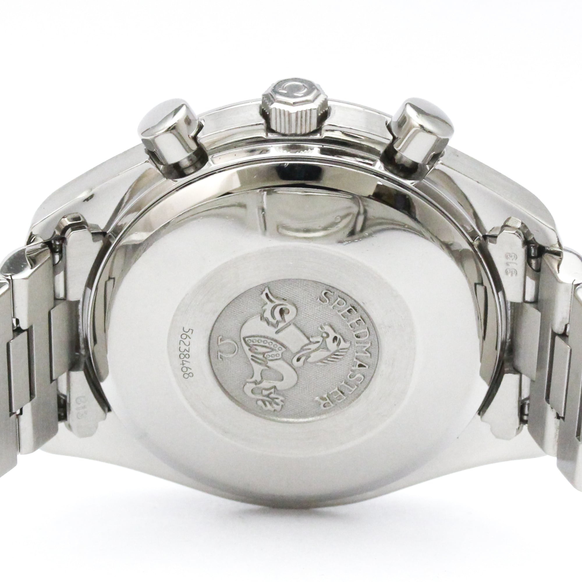 Omega Speedmaster Triple Calendar Chronograph Automatic Stainless Steel Watch (Pre-Owned)