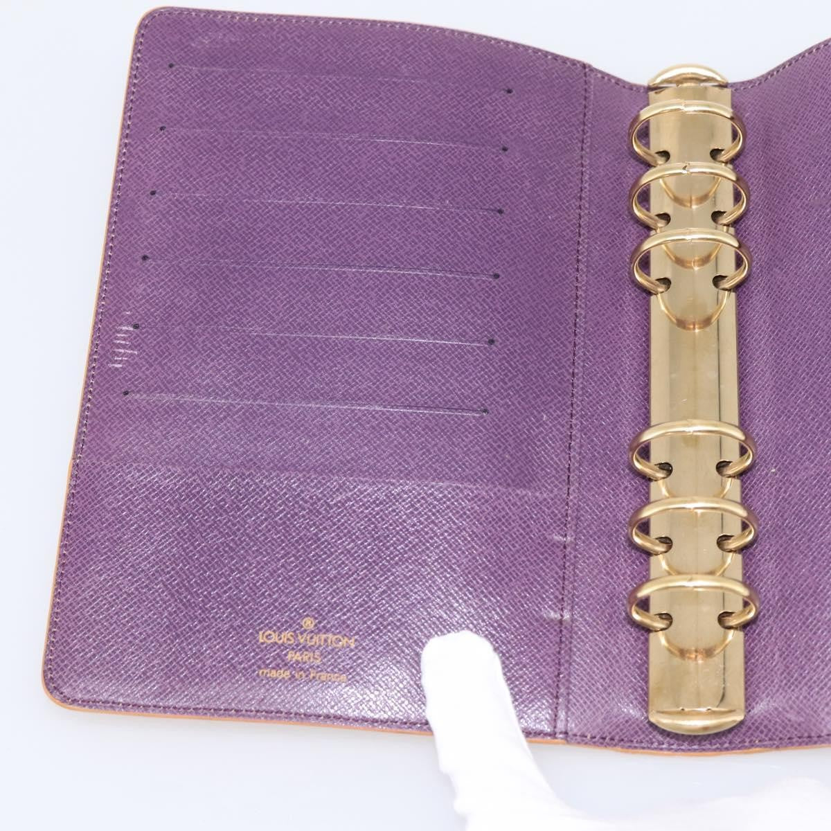Louis Vuitton Agenda Cover Epi Leather Yellow Leather Wallets Accessory (Pre-Owned)