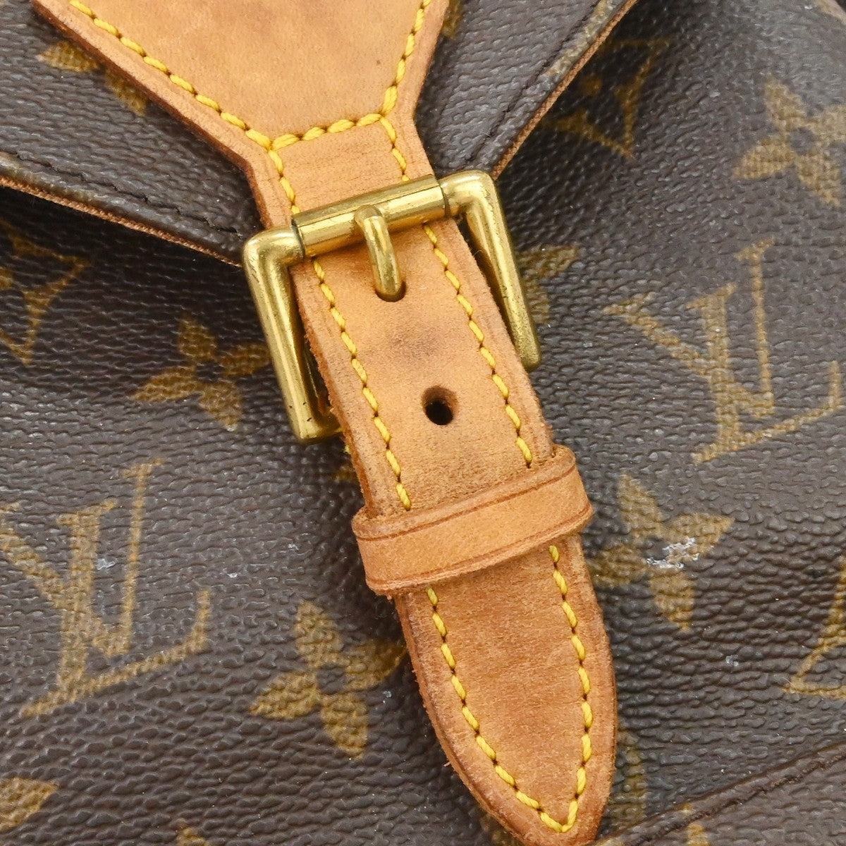 Louis Vuitton Vintage Montsouris Monogram Canvas Brown Canvas Backpack Bag (Pre-Owned)
