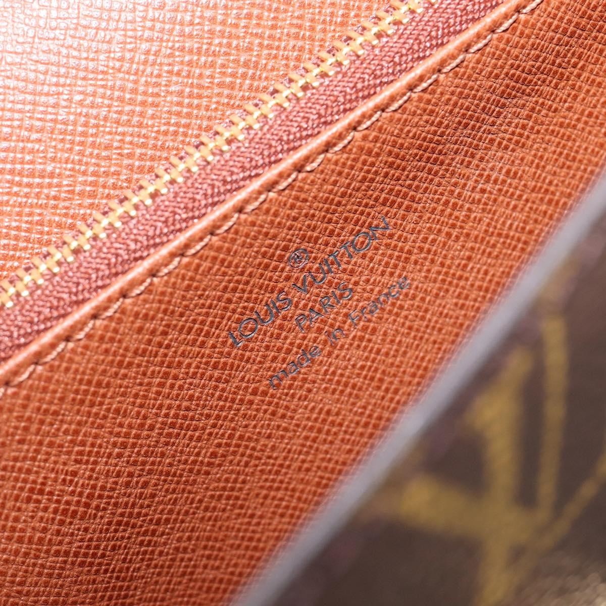 Louis Vuitton Malesherbes Monogram Canvas Brown Canvas Handbag (Pre-Owned)
