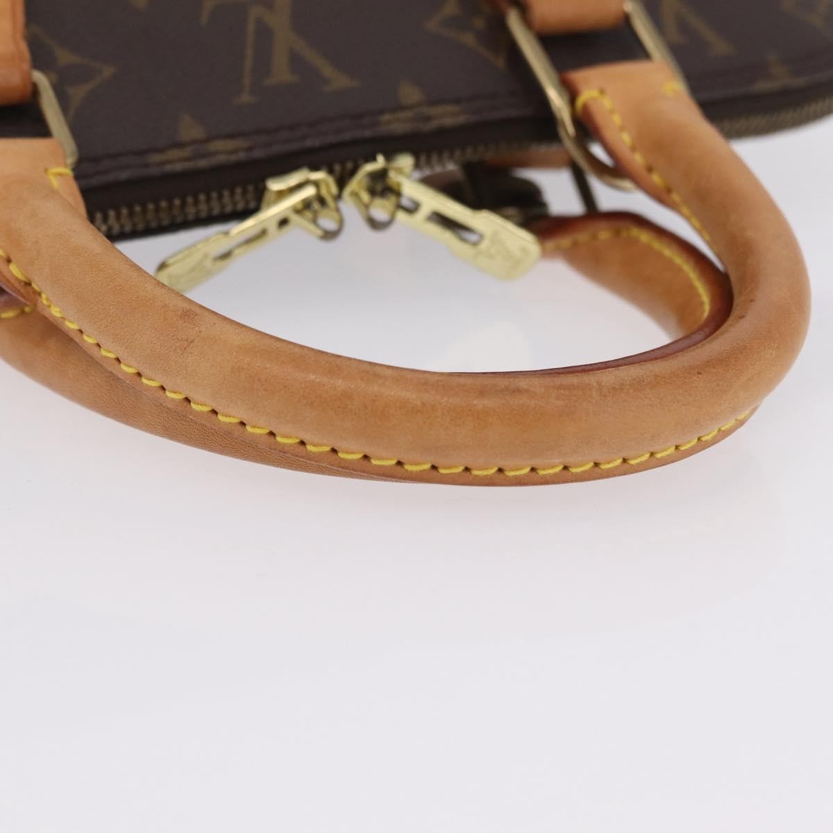 Louis Vuitton Alma Monogram Canvas Brown Canvas Handbag (Pre-Owned)