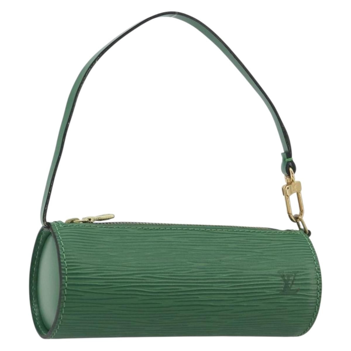 Louis Vuitton Soufflot Pochette Epi Leather Green Leather Clutche & Pouche Bag (Pre-Owned)