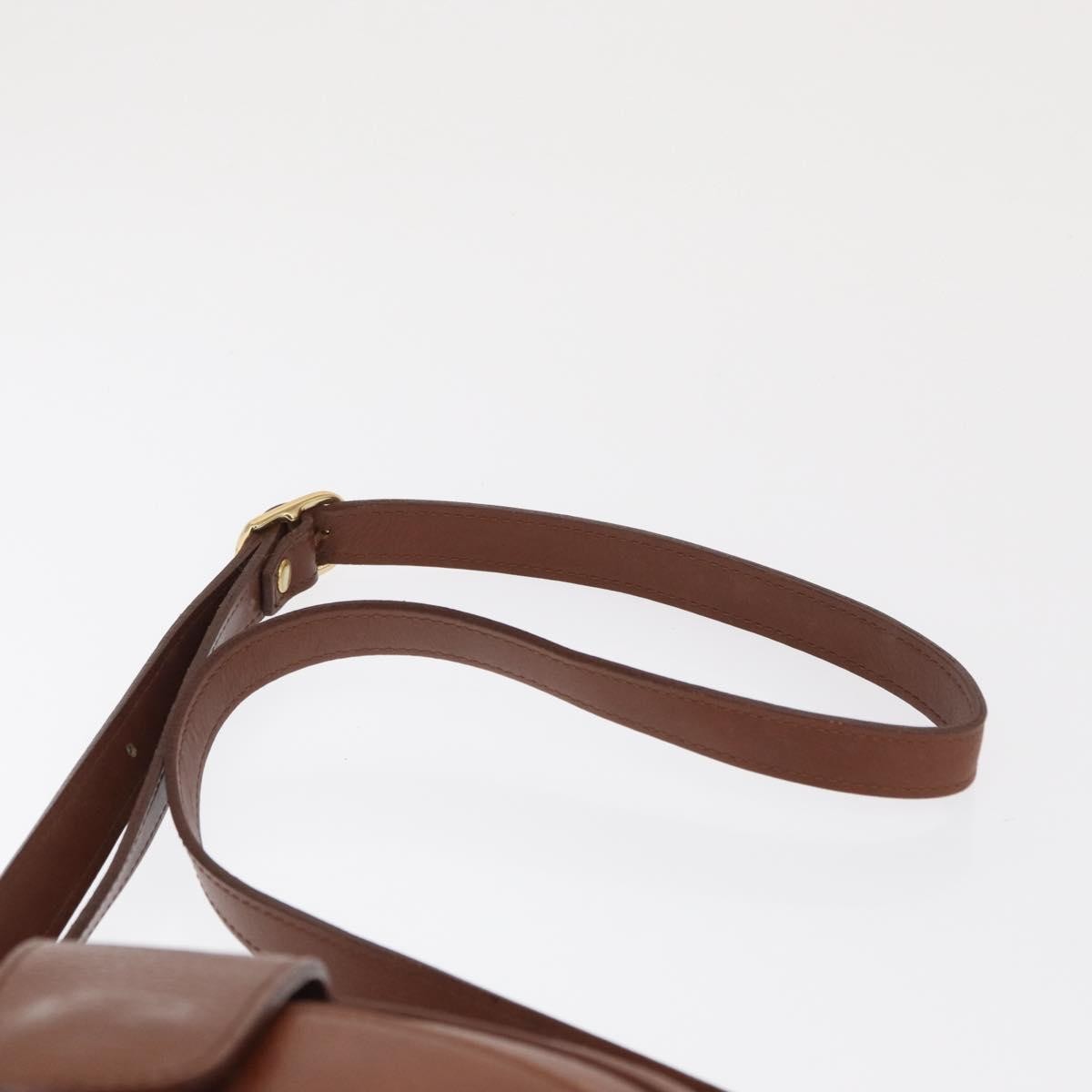 Burberry Vintage Leather Brown Leather Shoulder Bag Bag (Pre-Owned)