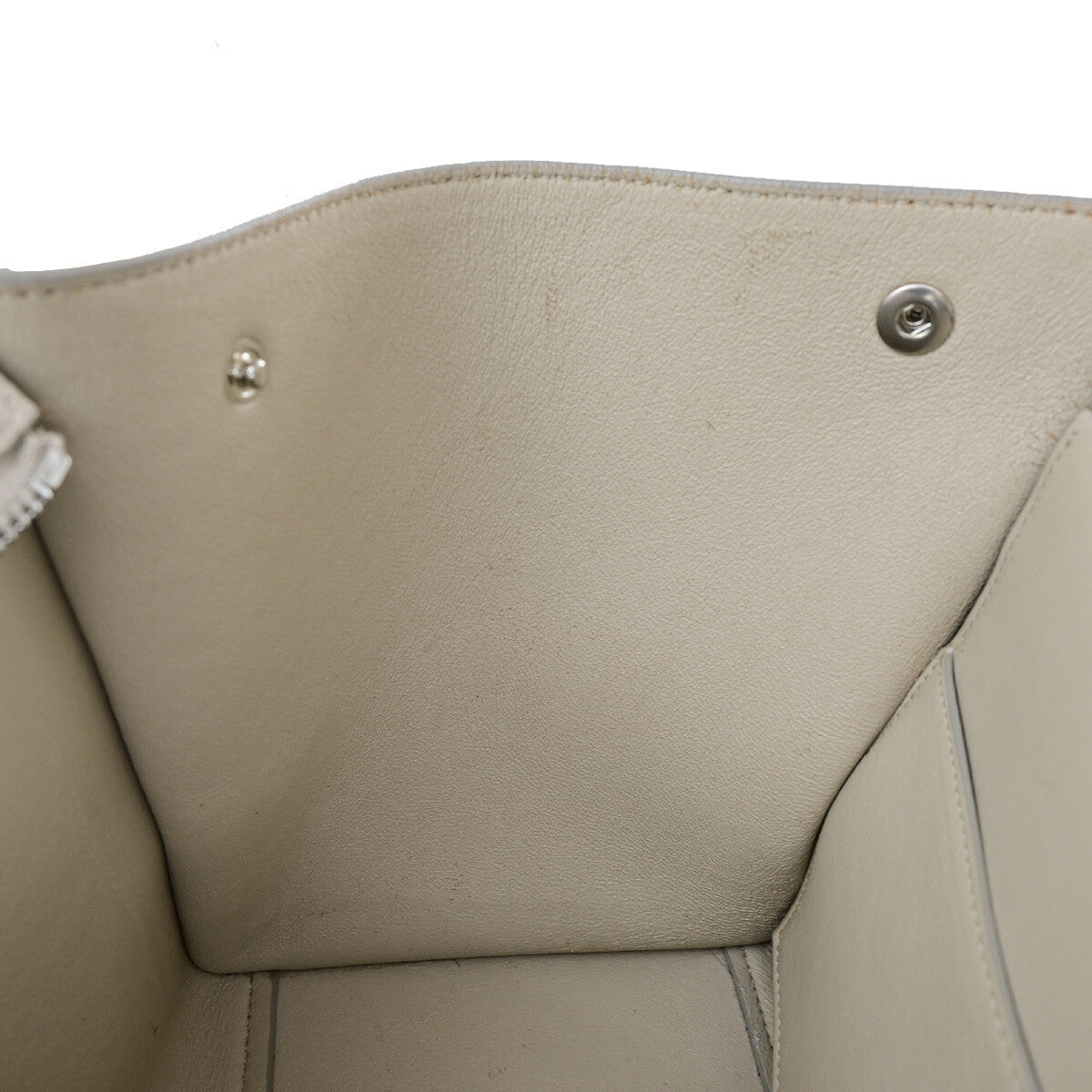 Celine Trapeze Leather Beige Leather Handbag (Pre-Owned)