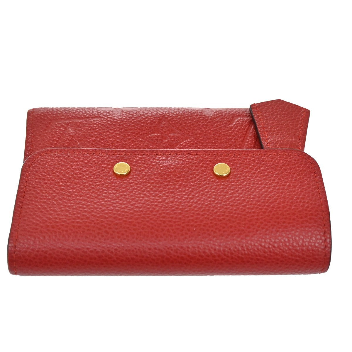 Louis Vuitton Pont Neuf Monogram Empreinte Leather Red Leather Wallets Accessory (Pre-Owned)