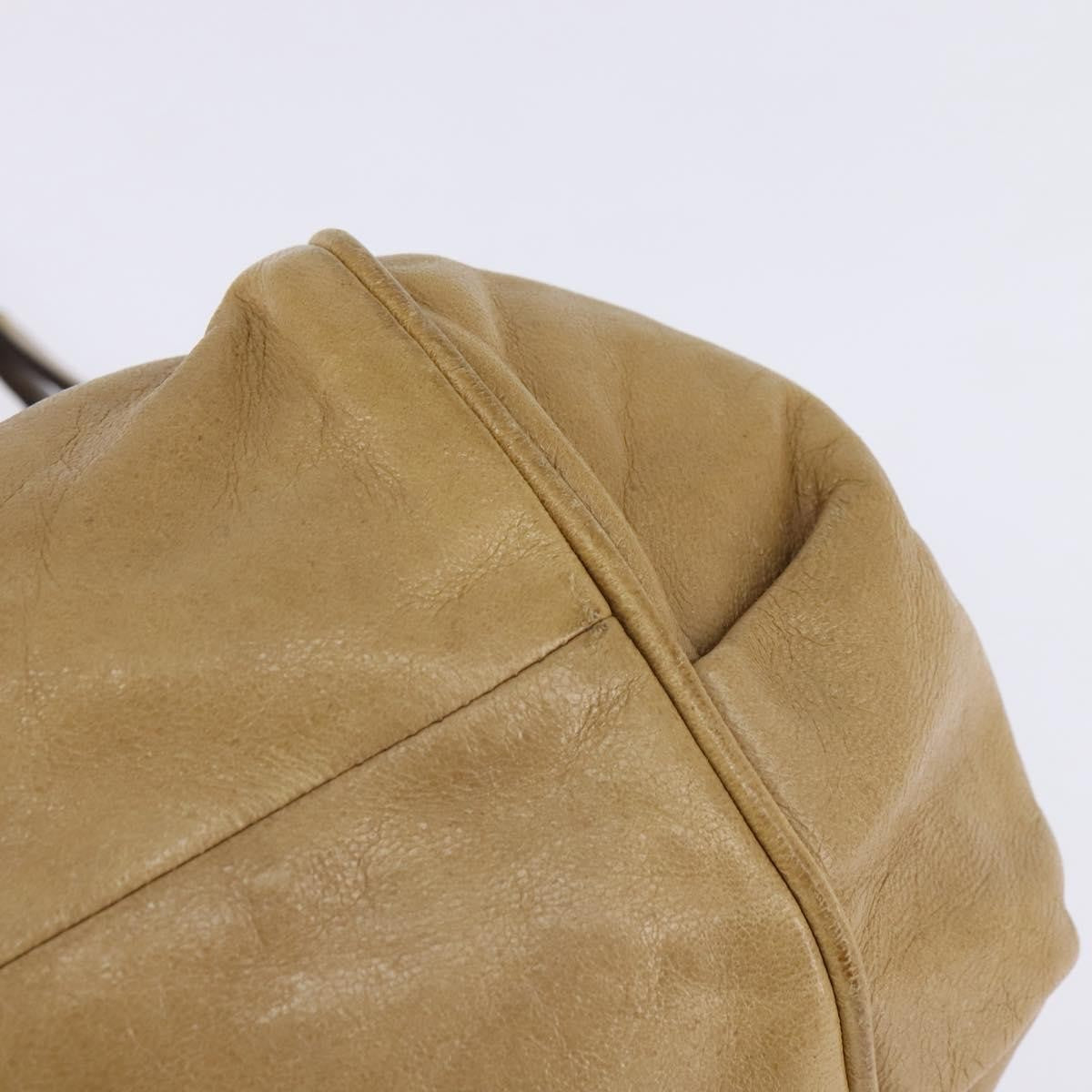 Chloe Ethel Leather Beige Leather Handbag (Pre-Owned)