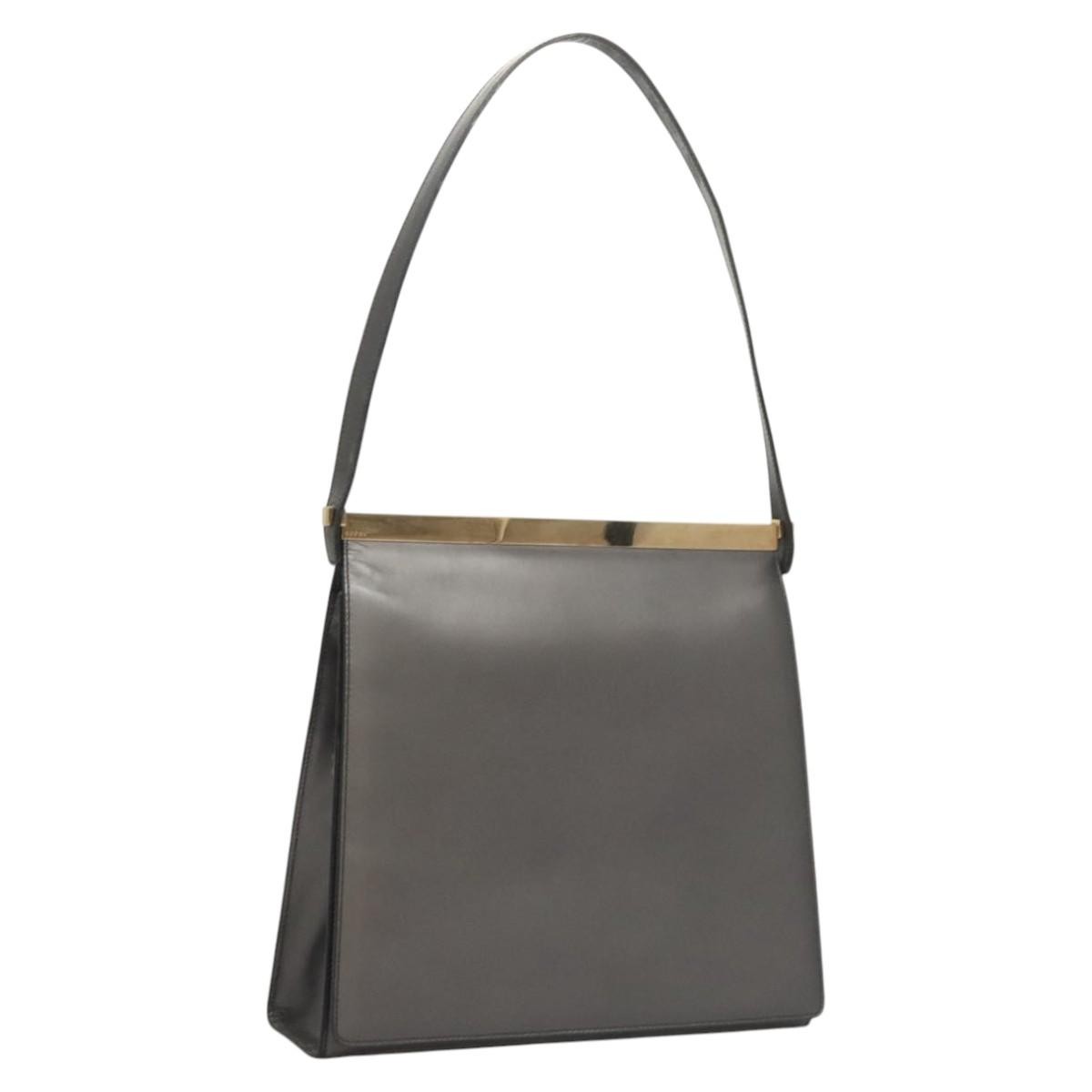 Gucci Shoulder Leather Brown Leather Shoulder Bag Bag (Pre-Owned)