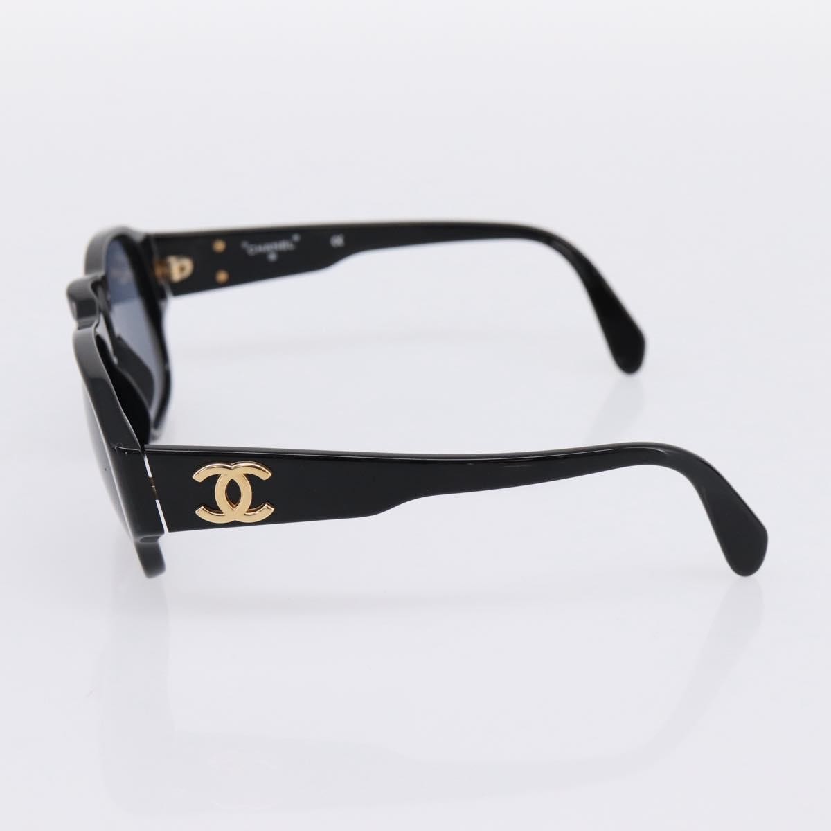 Chanel Logo Cc Plastic Black Plastic Sunglasse Accessory (Pre-Owned)
