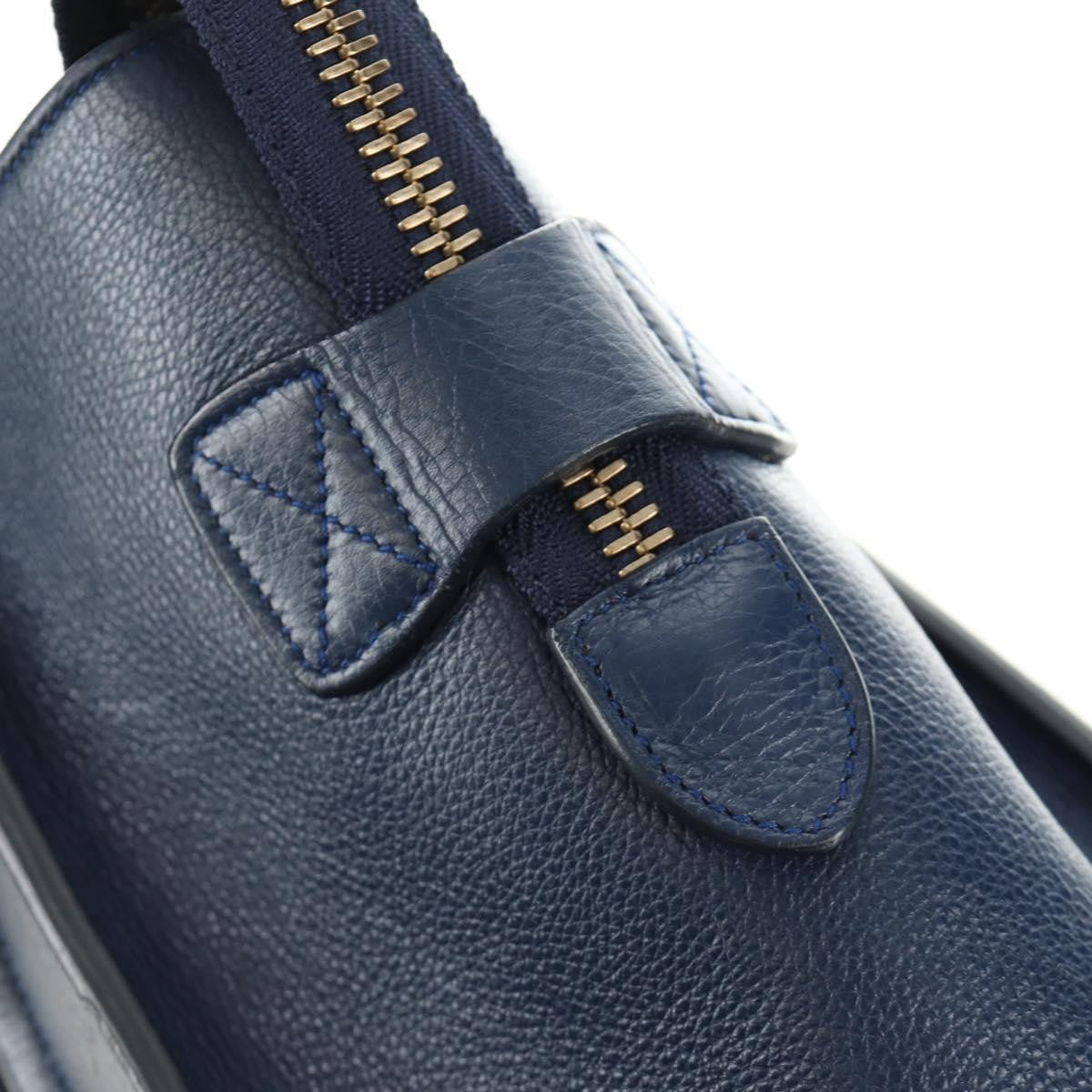 Celine Luggage Smooth Leather Navy Leather Tote Bag Bag (Pre-Owned)
