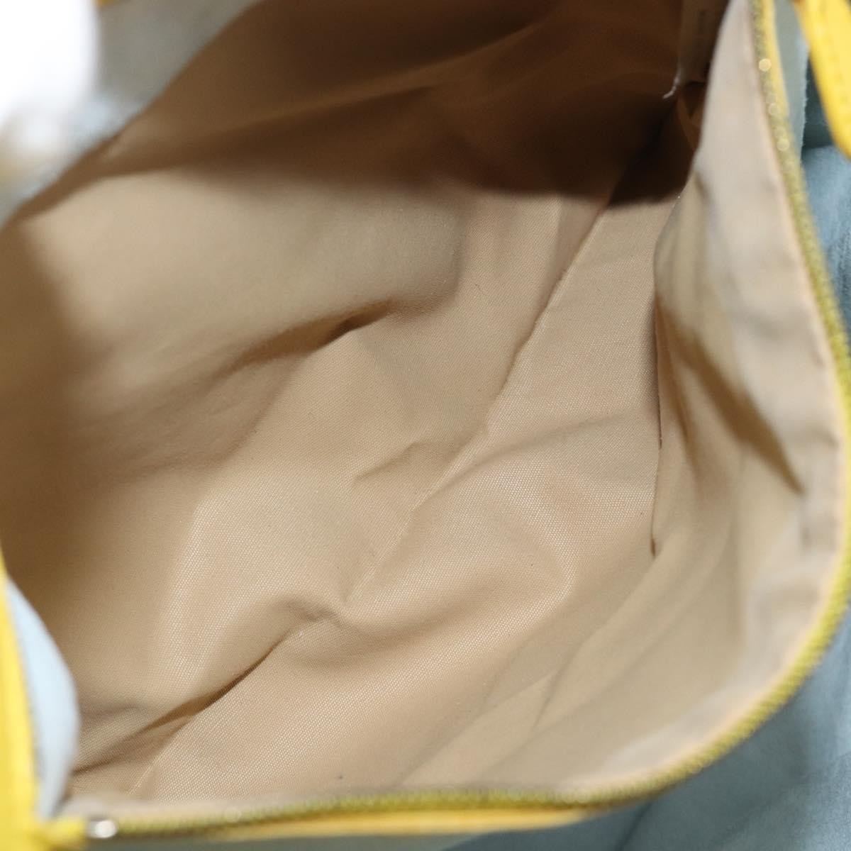 Bottega Veneta Tote Perforated Intrecciato Yellow Leather Tote Bag Bag (Pre-Owned)