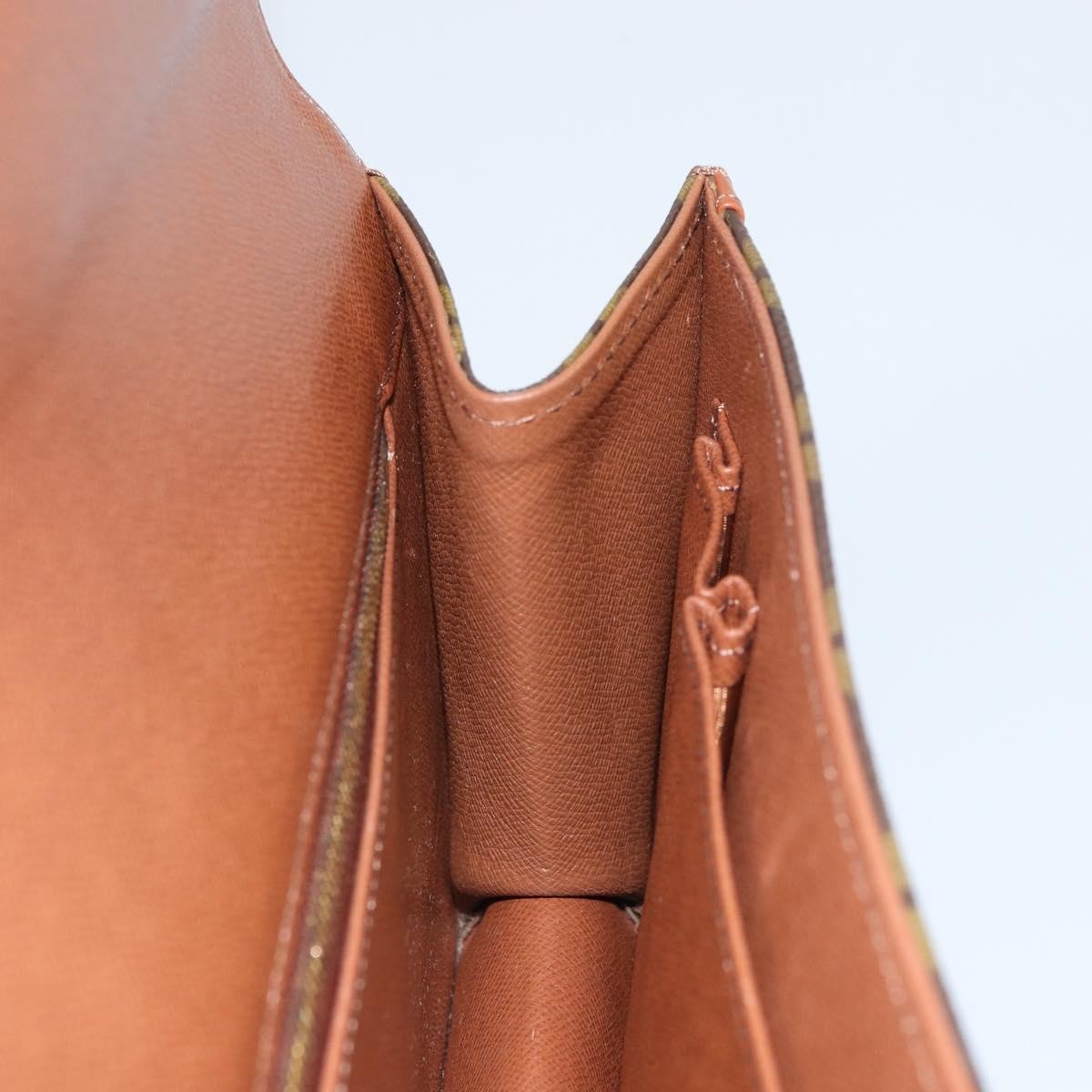 Louis Vuitton Dame Pochette Monogram Canvas Brown Canvas Clutche & Pouche Bag (Pre-Owned)