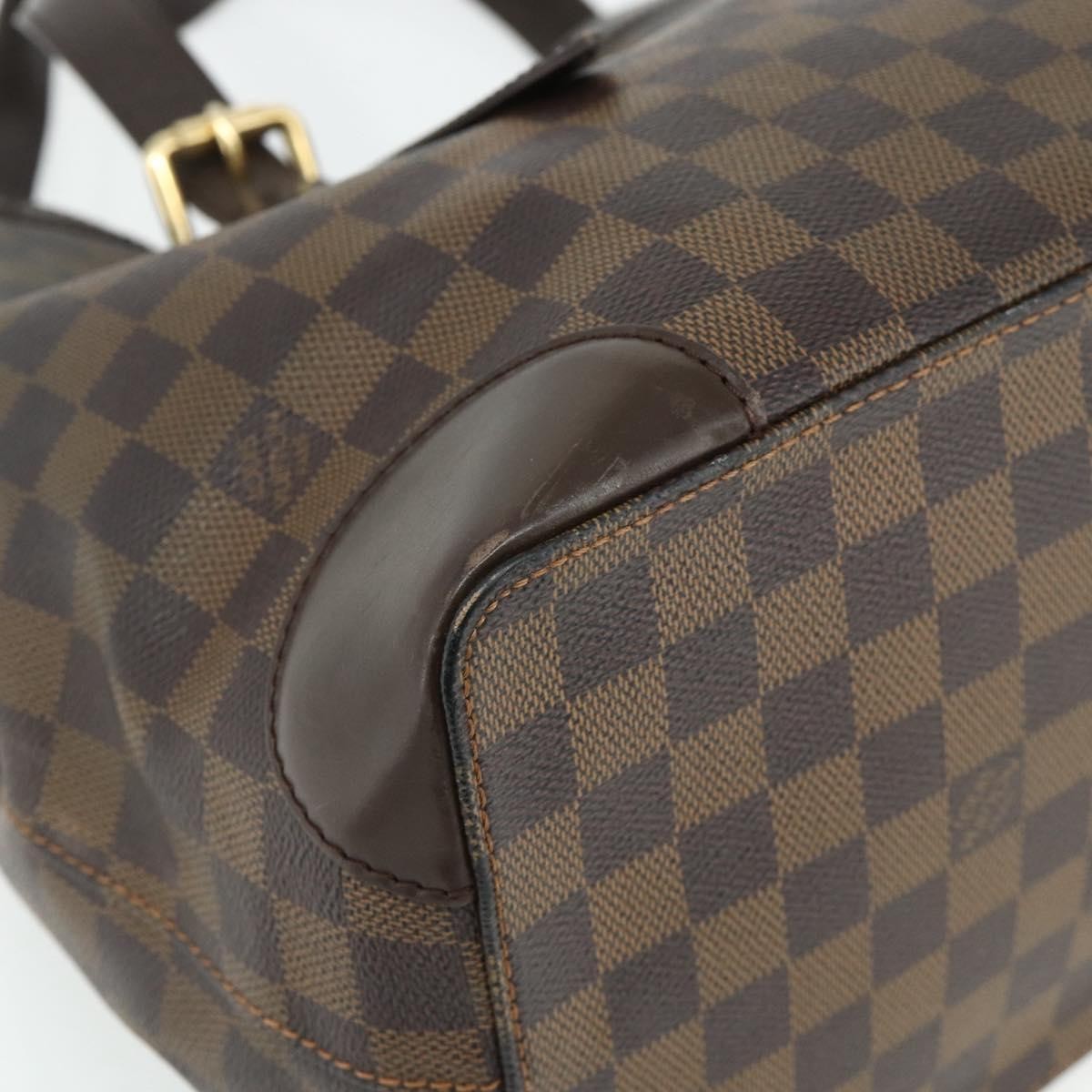 Louis Vuitton Hampstead Damier Brown Canvas Tote Bag Bag (Pre-Owned)