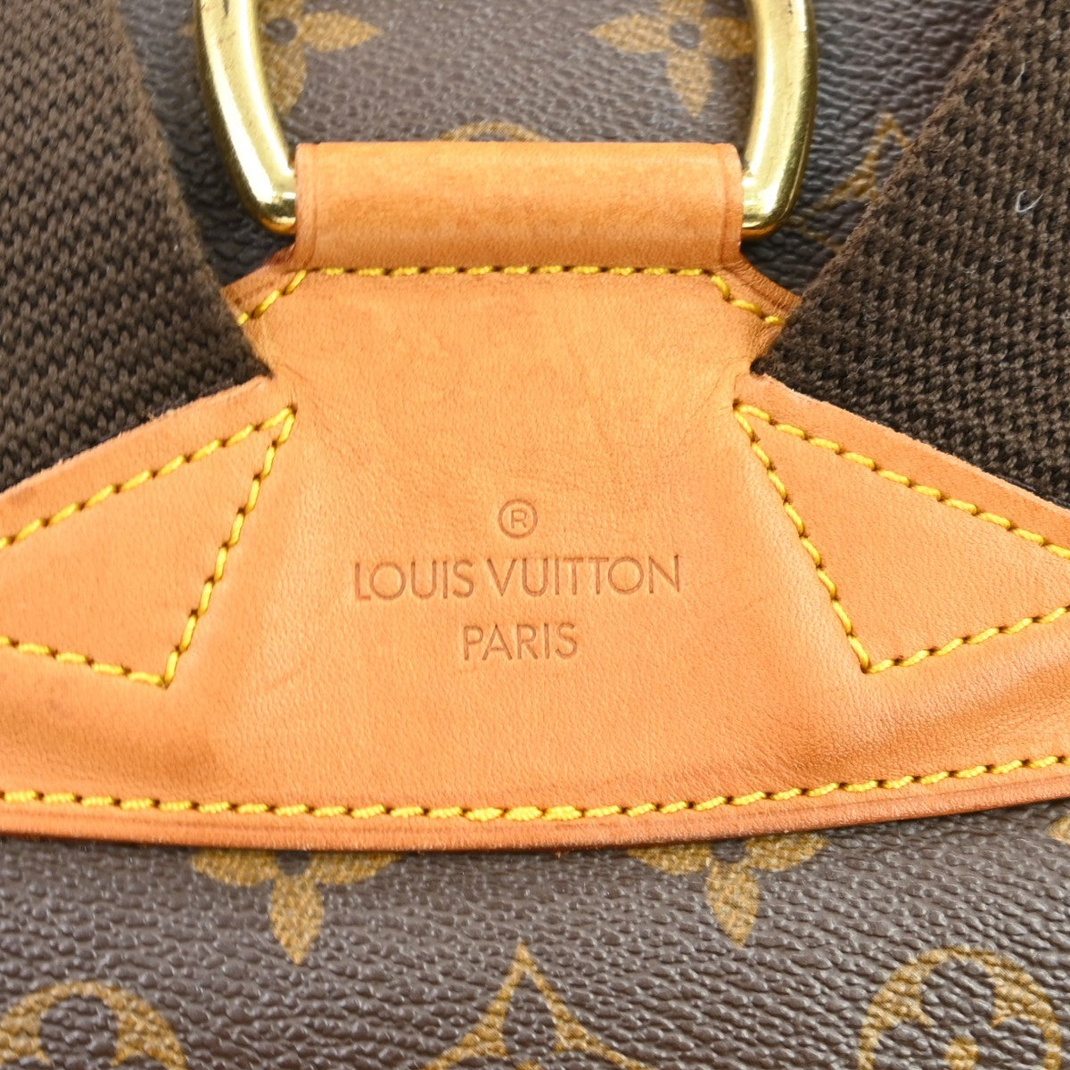 Louis Vuitton Vintage Montsouris Monogram Canvas Brown Canvas Backpack Bag (Pre-Owned)