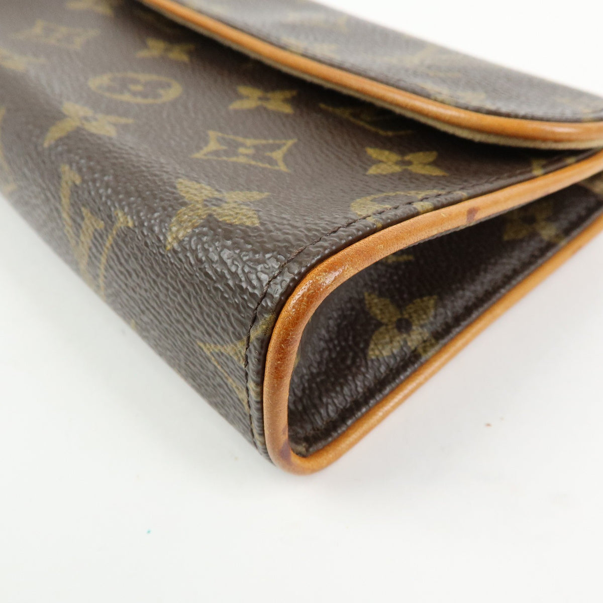 Louis Vuitton Florentine Waist Monogram Canvas Brown Canvas Handbag (Pre-Owned)