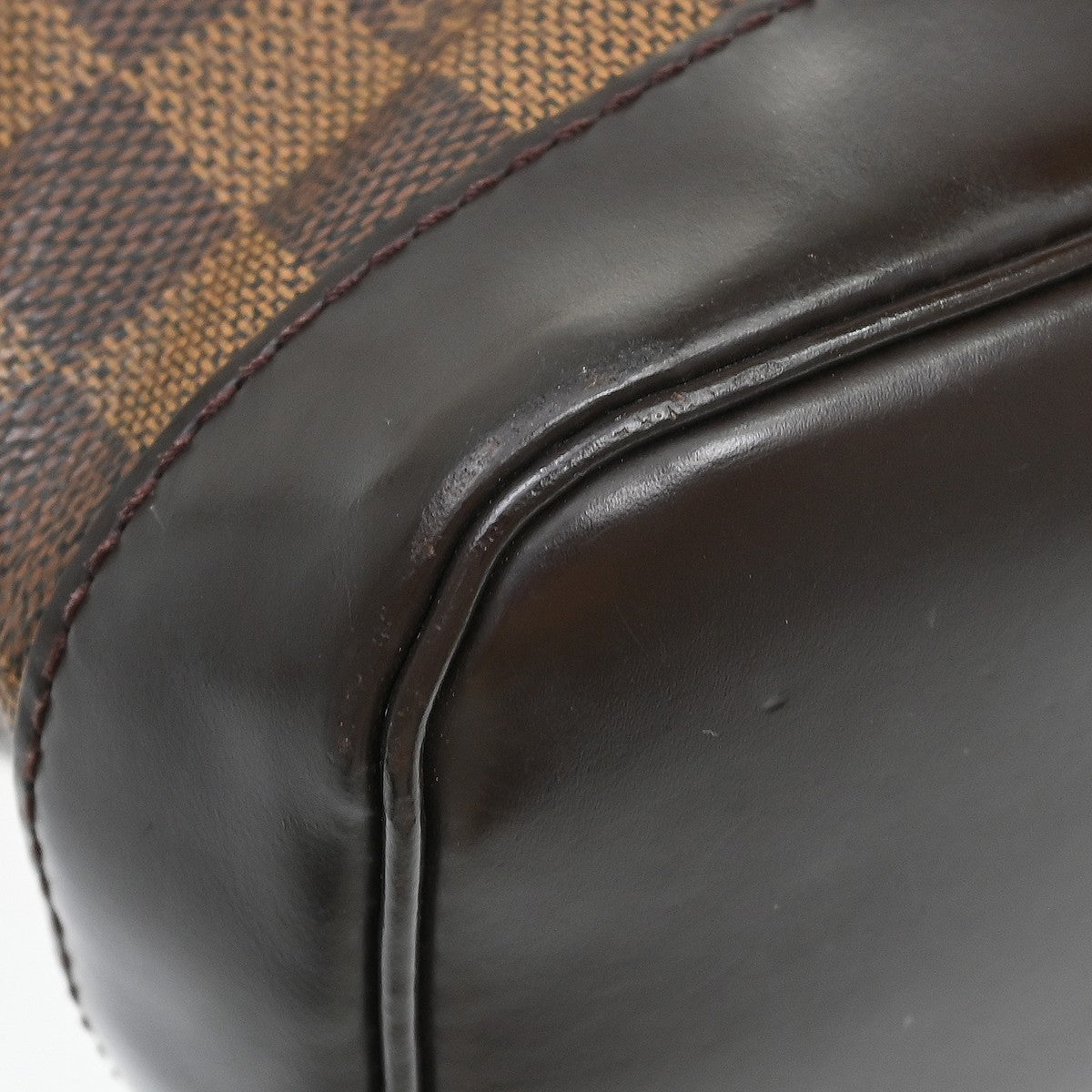 Louis Vuitton Soho Damier Ebene Brown Canvas Backpack Bag (Pre-Owned)