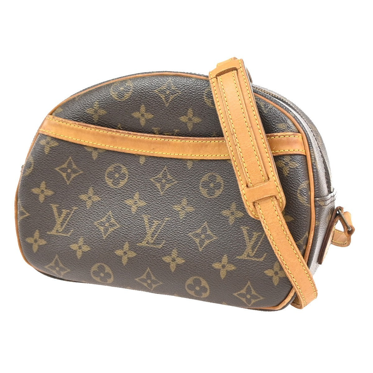 Louis Vuitton Blois Monogram Canvas Brown Canvas Shoulder Bag Bag (Pre-Owned)