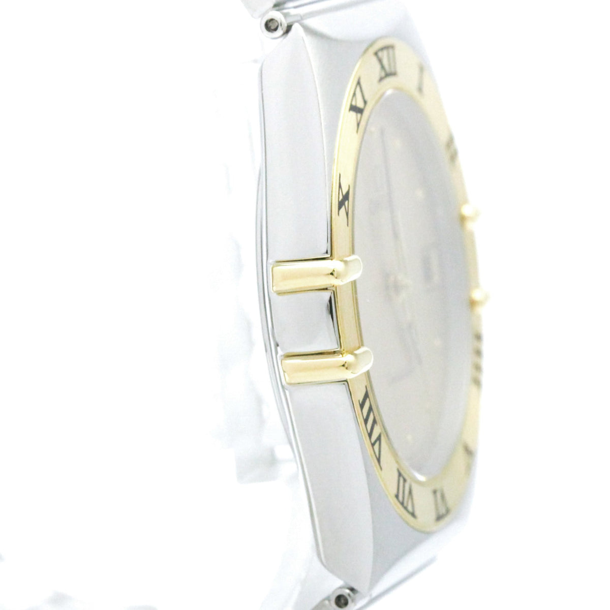 Omega Constellation Quartz Stainless Steel And Yellow Gold Watch (Pre-Owned)