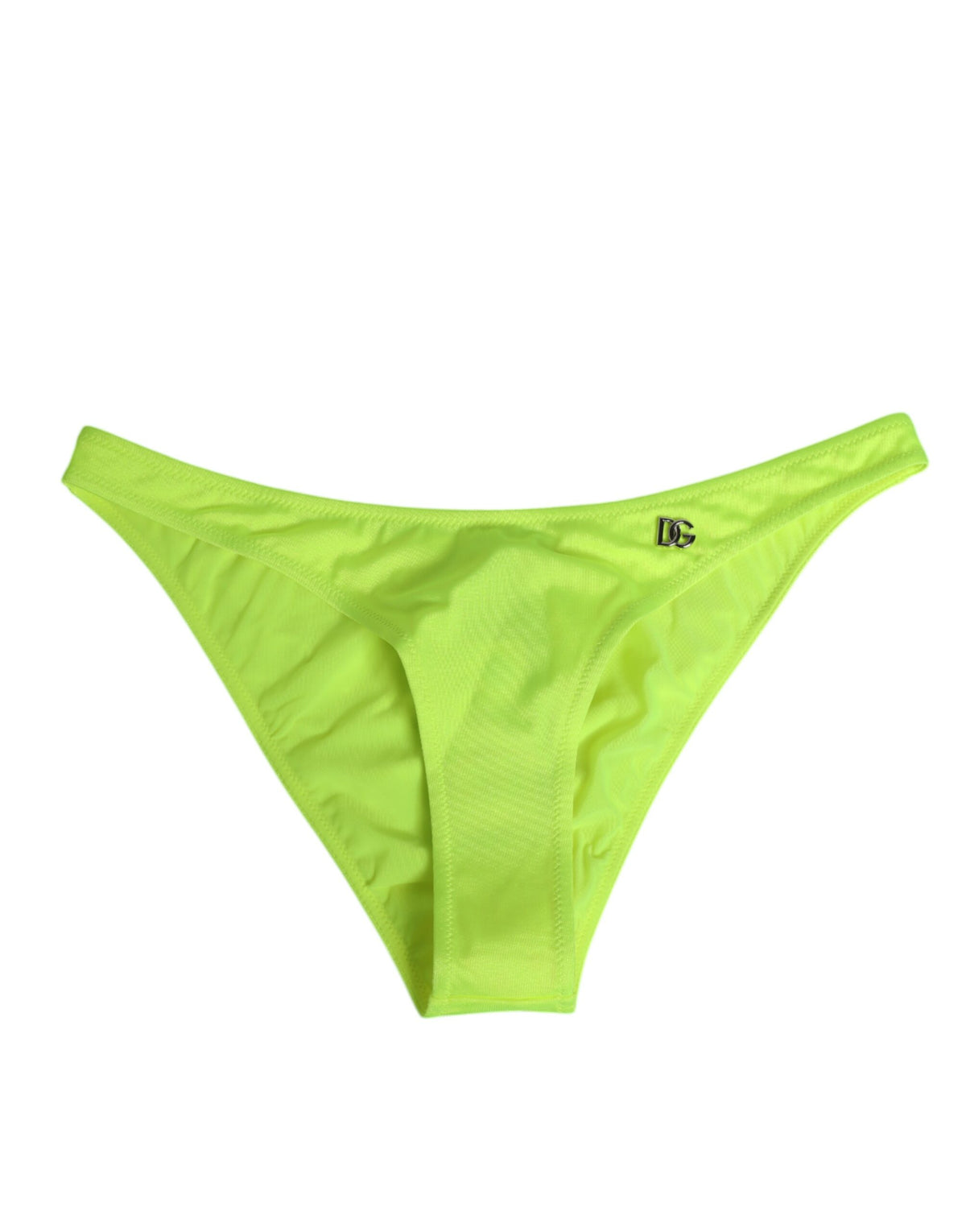 Dolce & Gabbana Neon Green DG Logo Swim Briefs Women Women's Underwear