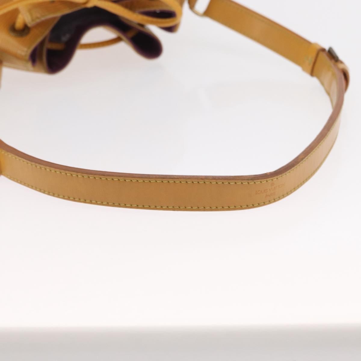 Louis Vuitton Petit Noe Epi Leather Yellow Leather Shoulder Bag Bag (Pre-Owned)