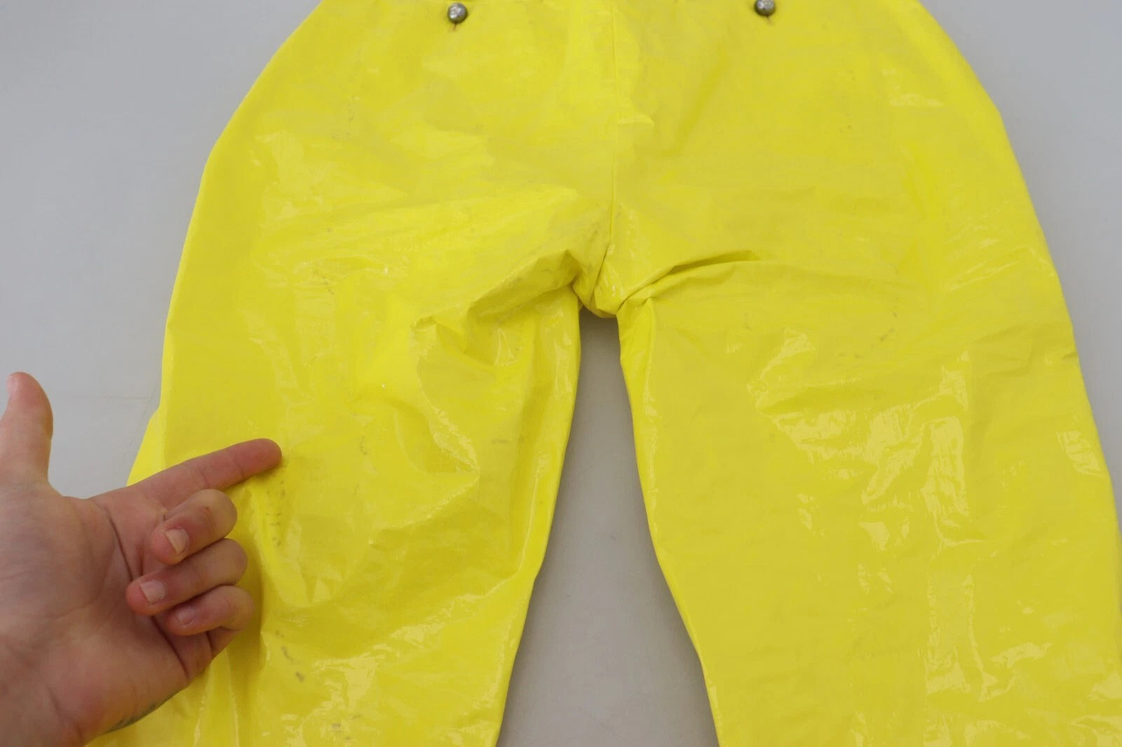 Dolce & Gabbana Yellow High Waist Skinny Women Trouser Women's Pants (Pre-Owned)