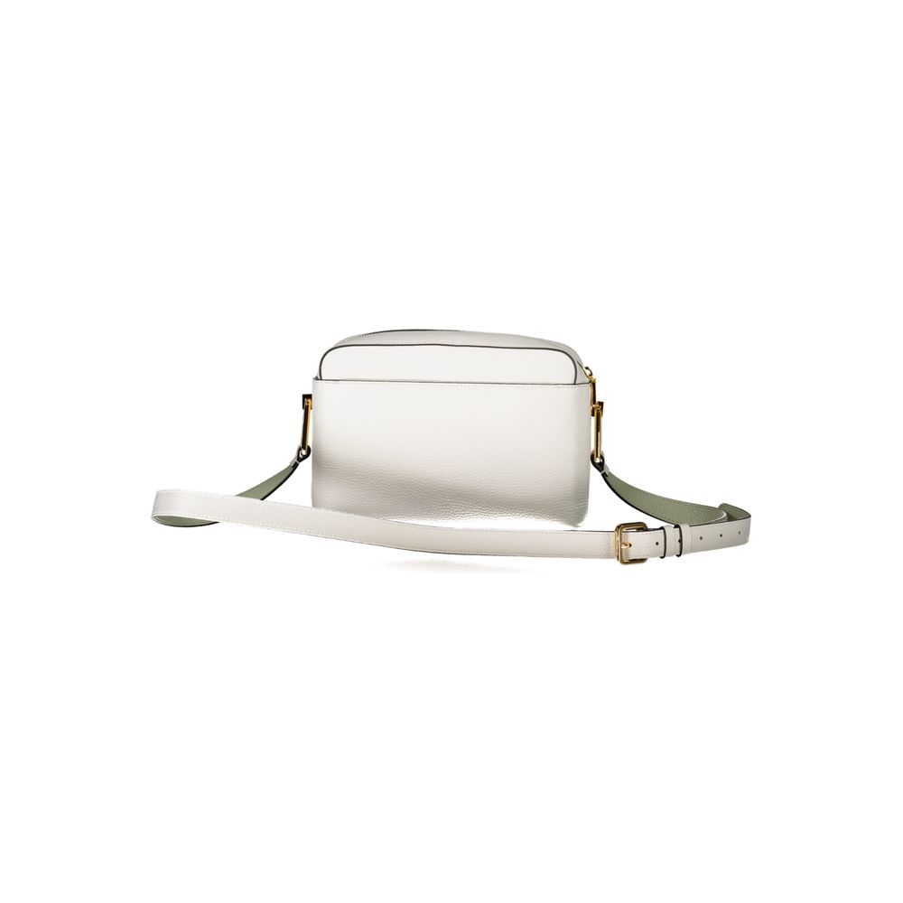 Coccinelle White Leather Shoulder Women's Bag