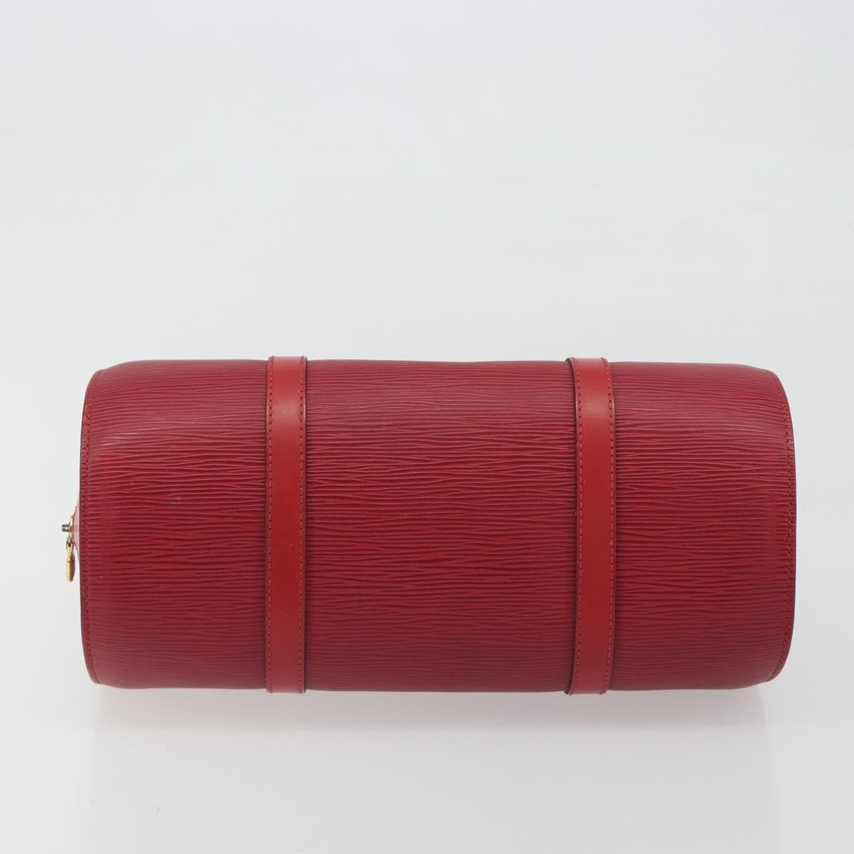 Louis Vuitton Soufflot Epi Leather Red Leather Handbag (Pre-Owned)
