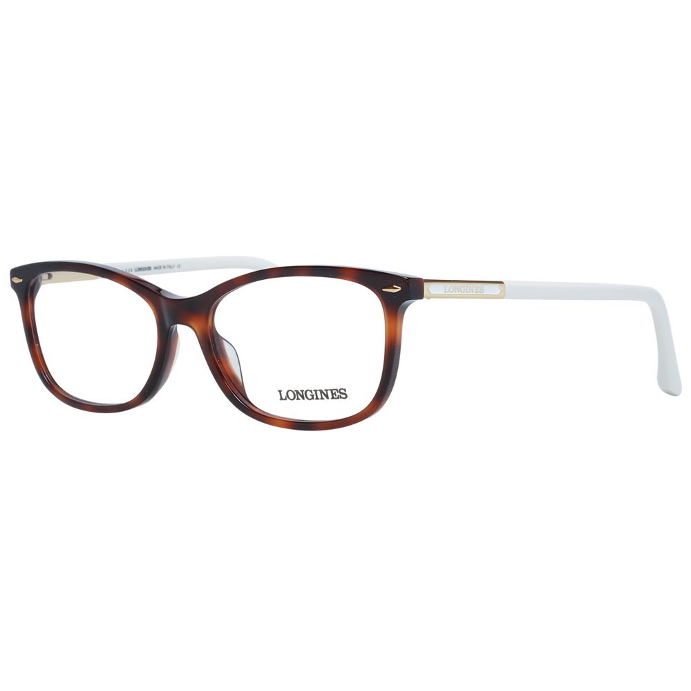 Longines Brown Acetate Glasses Women's (Frames)