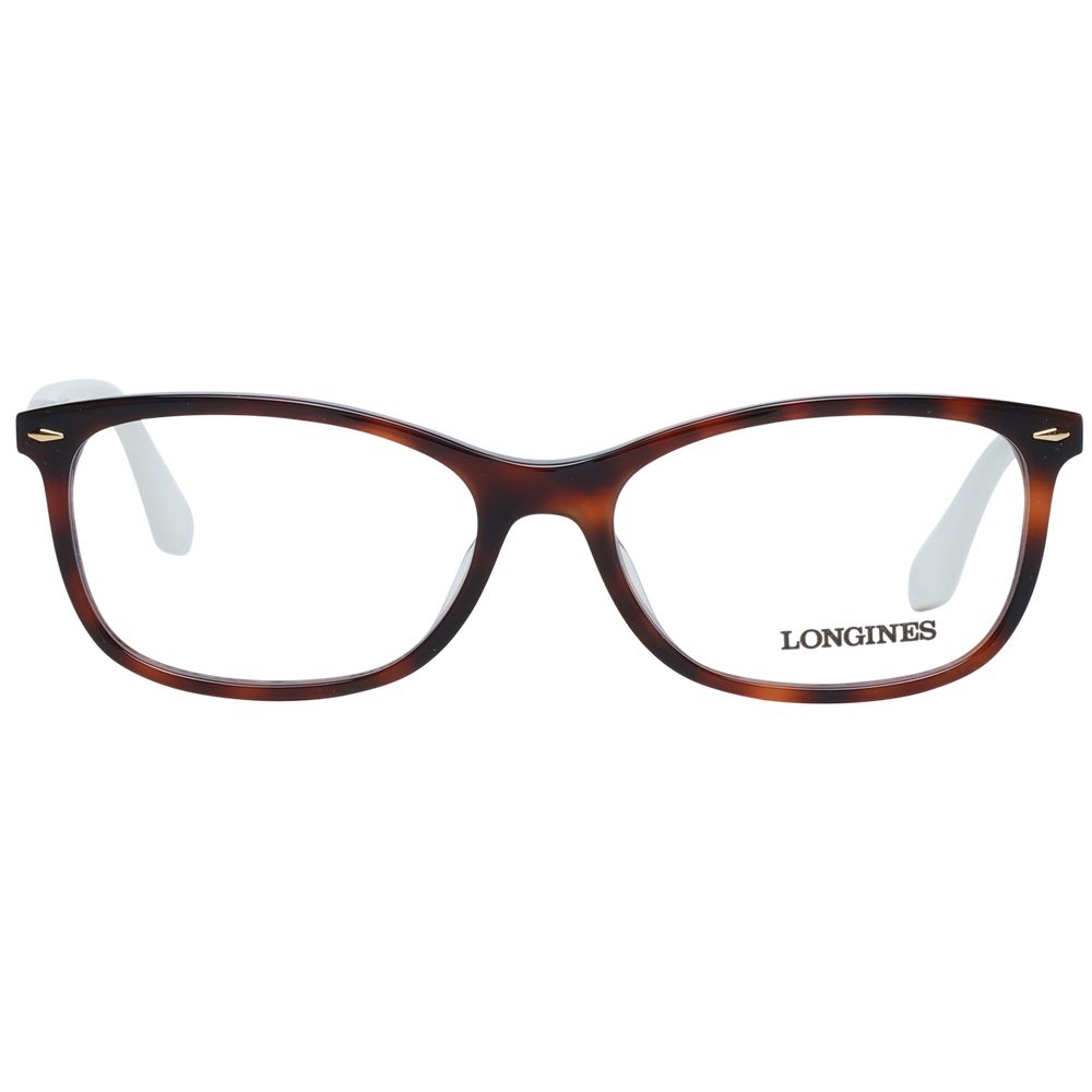 Longines Brown Acetate Glasses Women's (Frames)