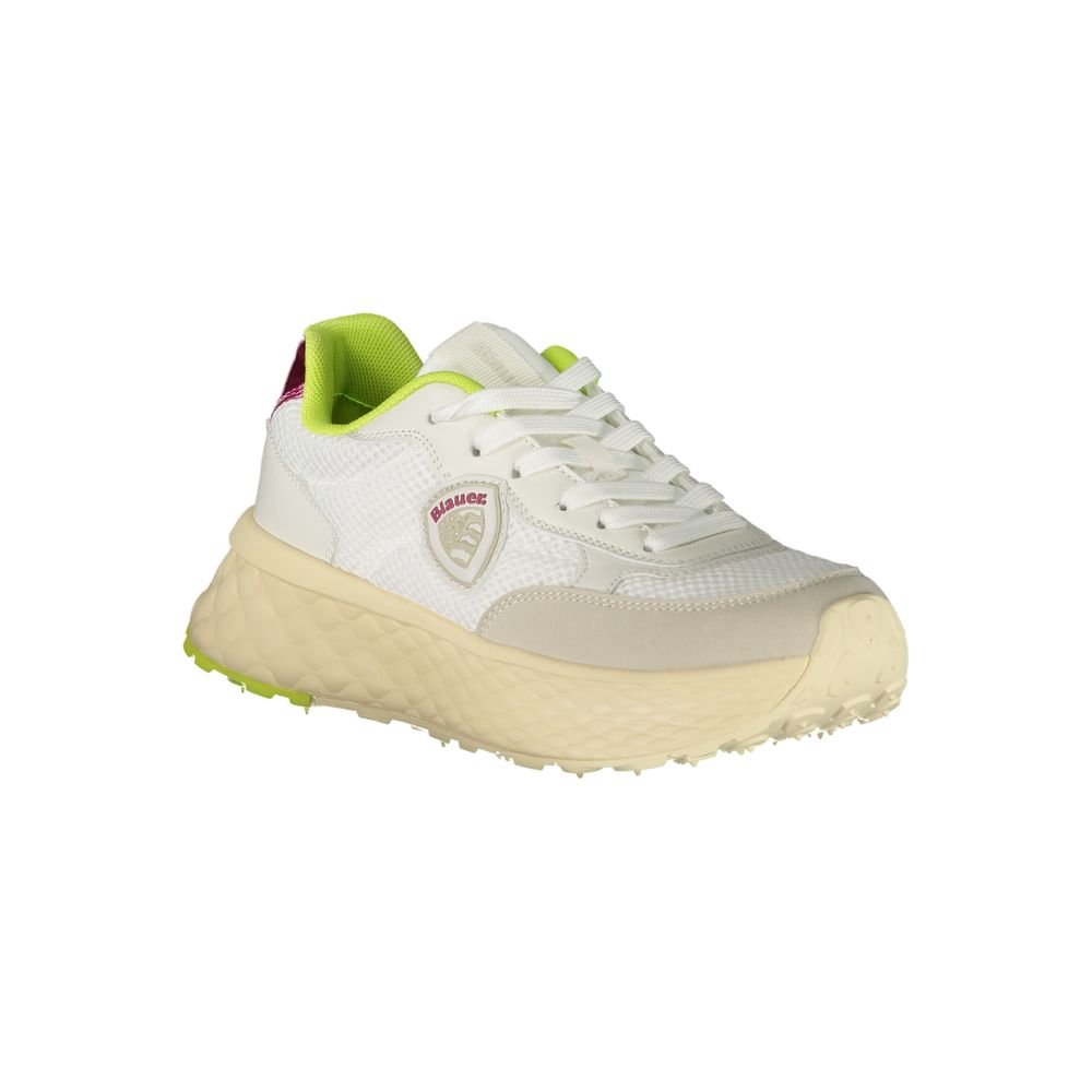 Blauer White Polyurethane Women Women's Sneaker