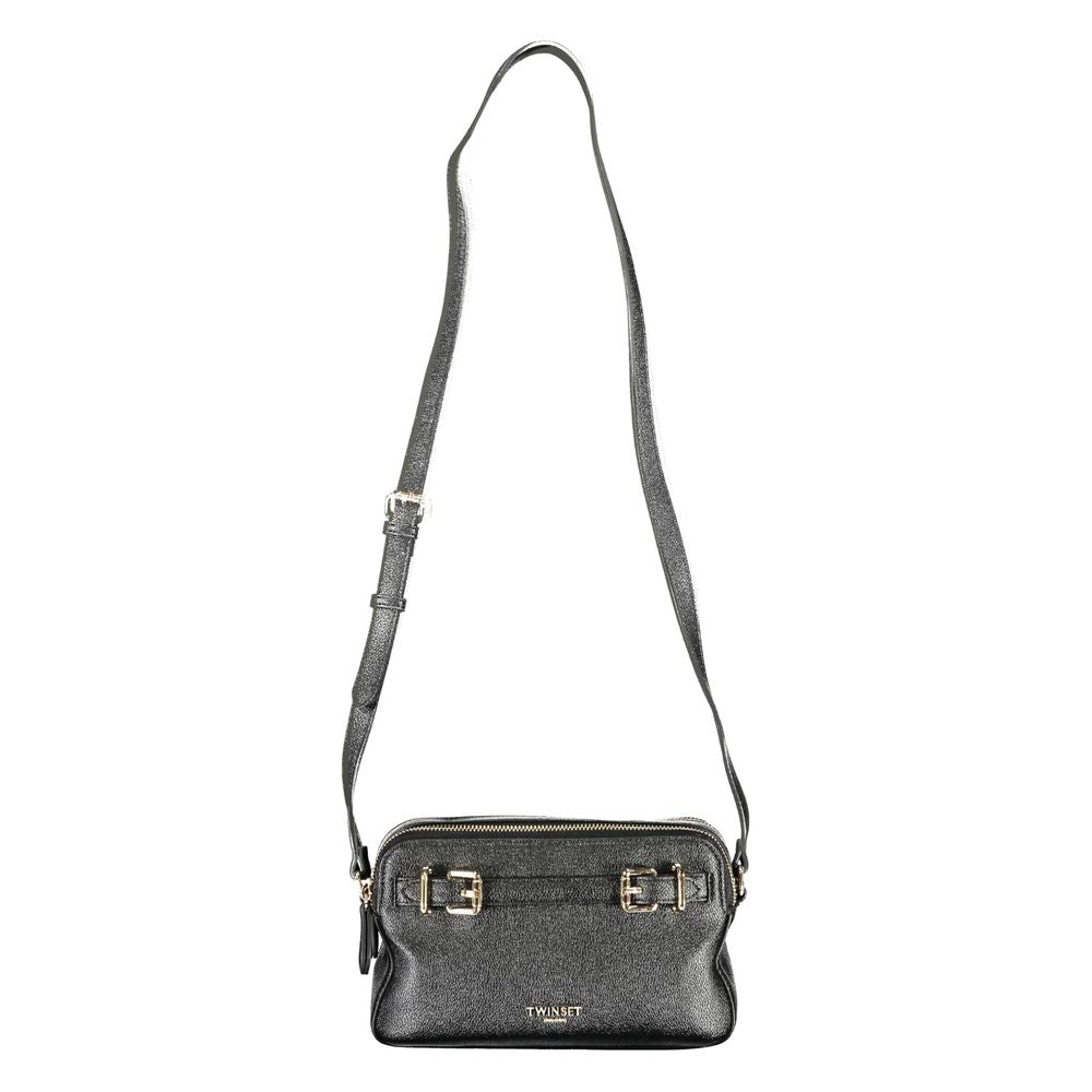 Twinset Nero Poliuretano Women Women's Bag