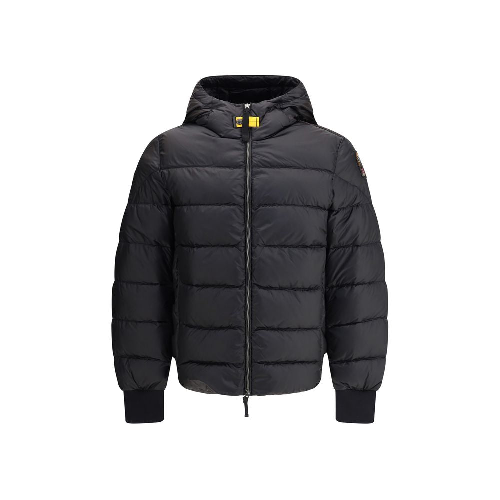 Parajumpers Black Polyamide Jacket Men's Coat