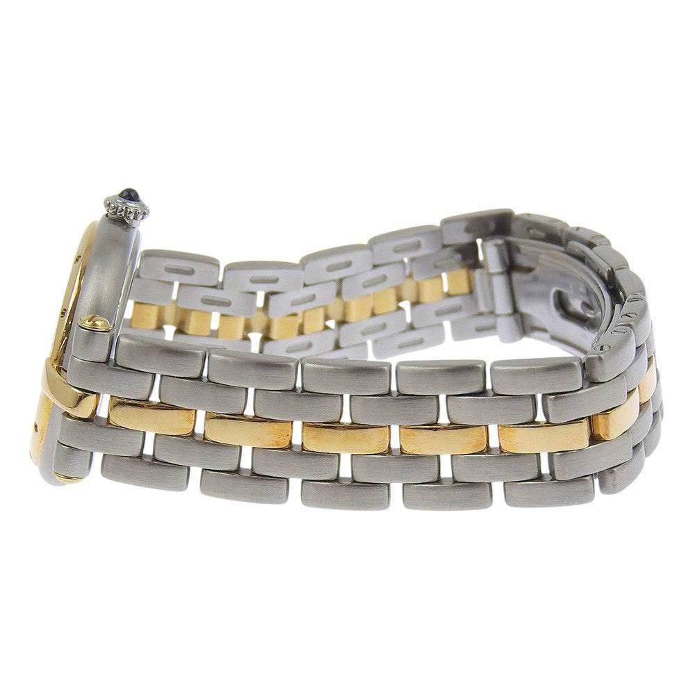Cartier Panthere Vendome Quartz Stainless Steel And Yellow Gold Watch (Pre-Owned)
