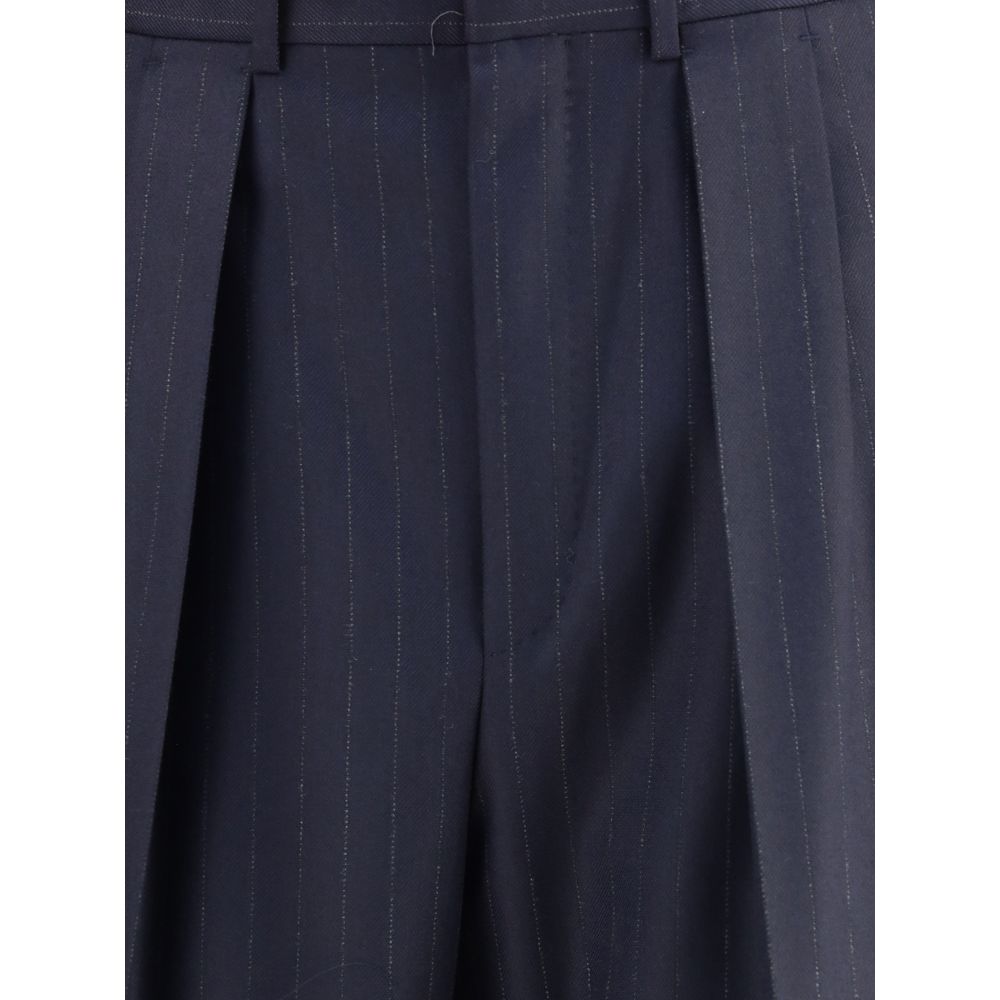 Tom Ford Blue Wool Dress Men's Pants