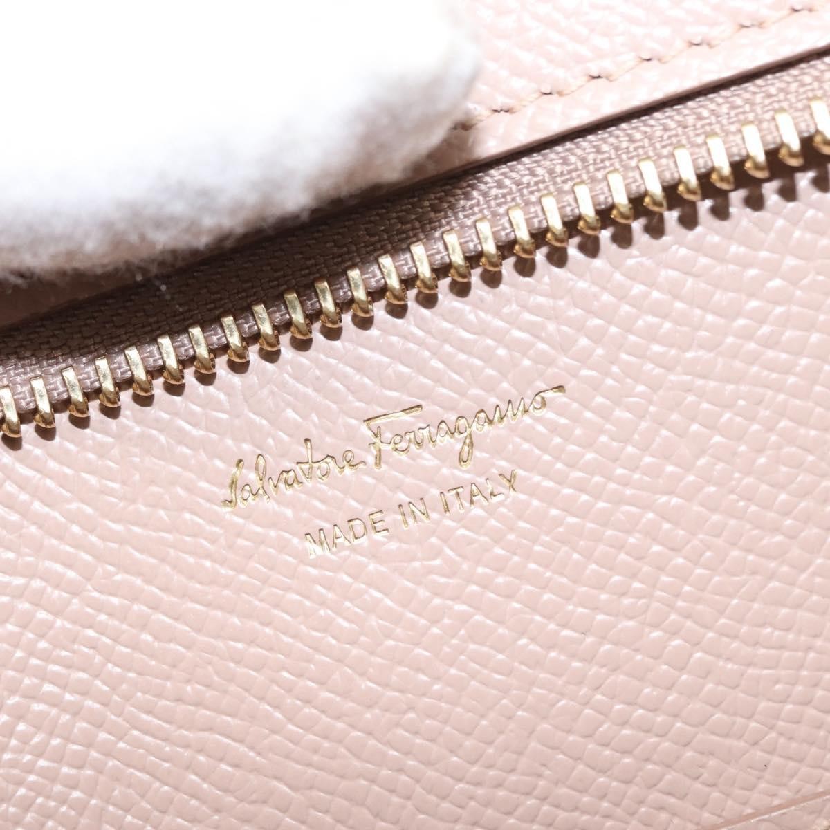 Salvatore Ferragamo Vala Tote Leather Pink Leather Tote Bag Bag (Pre-Owned)